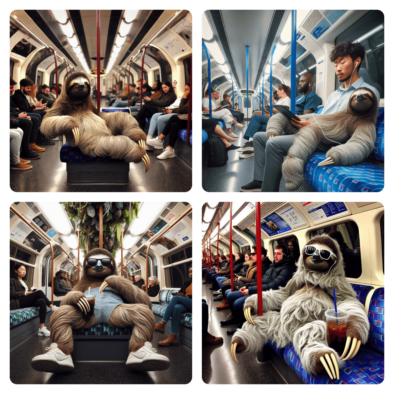 Image: Sl-tube: The Underground Sloth Commute