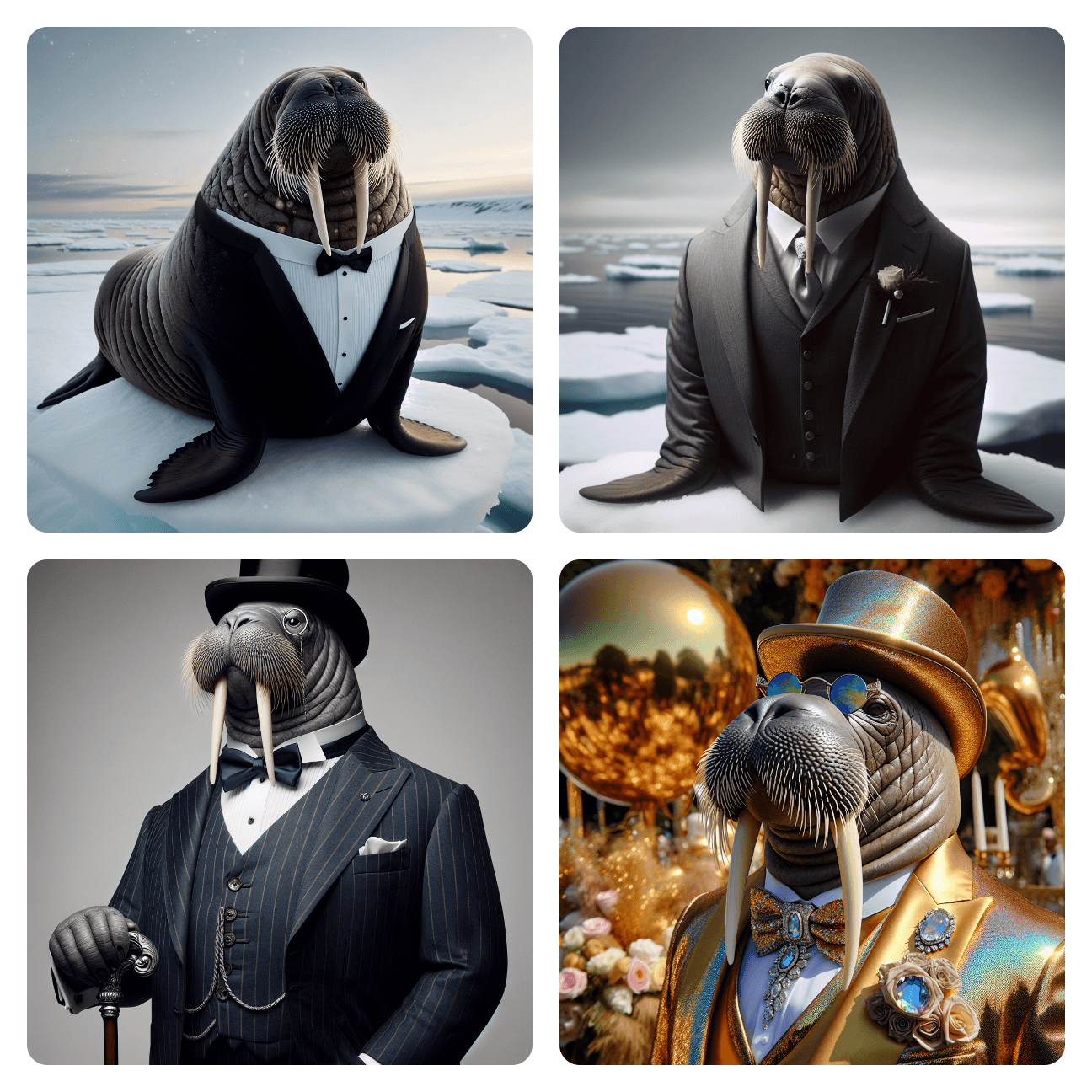 Image: Walrus of Wall Street: Dress to Impress