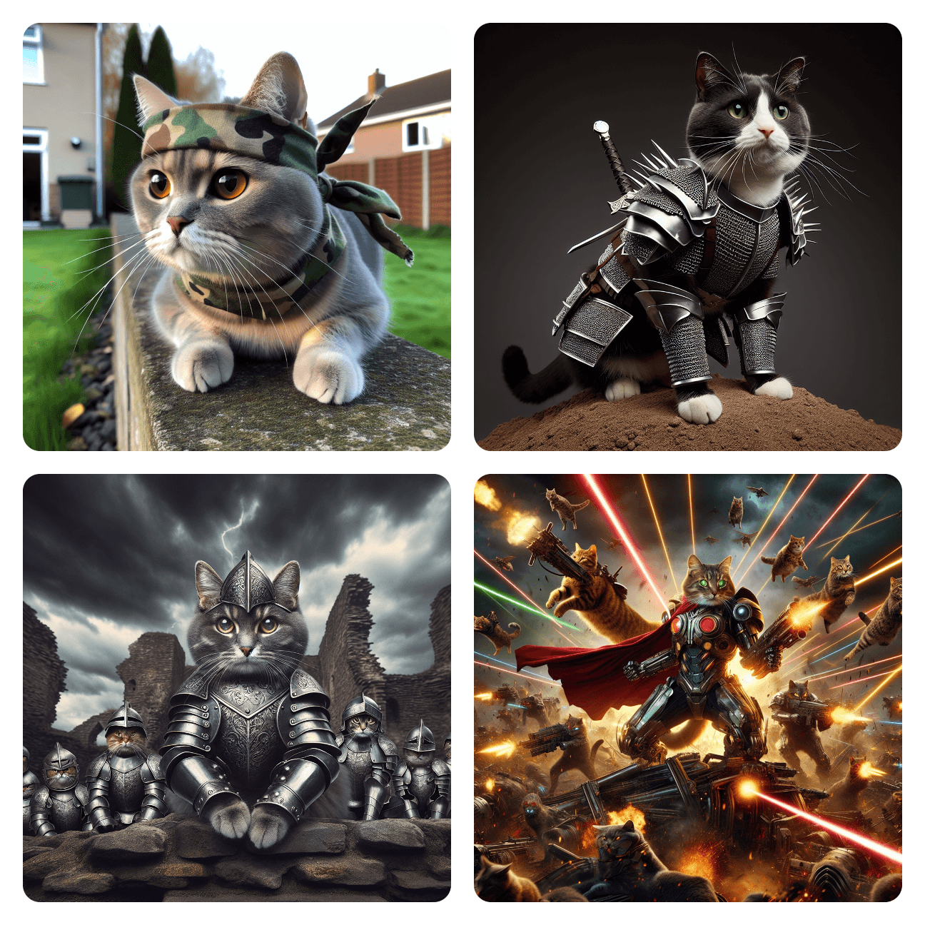 Image: Cattus Maximus: The Fur-midable Legion